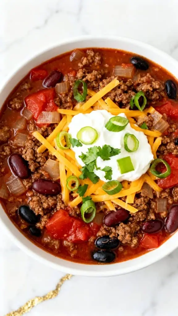Slow Cooker Beef Chili