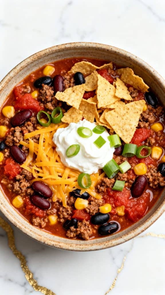 Slow Cooker Taco Chili
