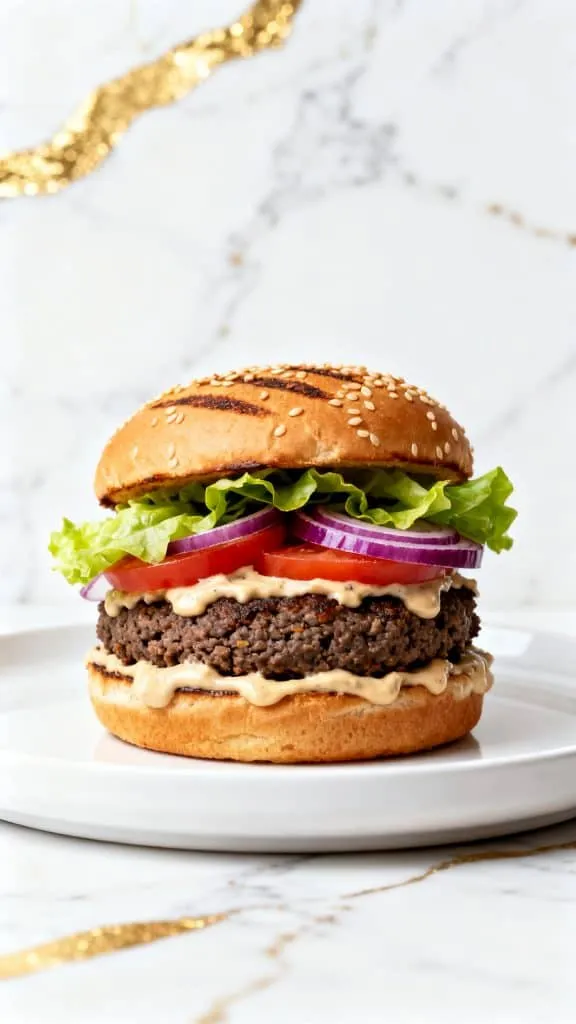 Air Fryer Black Bean Burgers