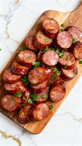 Air Fryer Smoked Sausage
