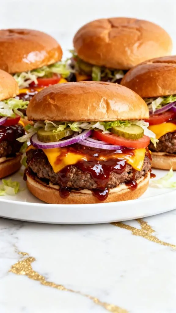 Air Fryer Salisbury Steak Burgers