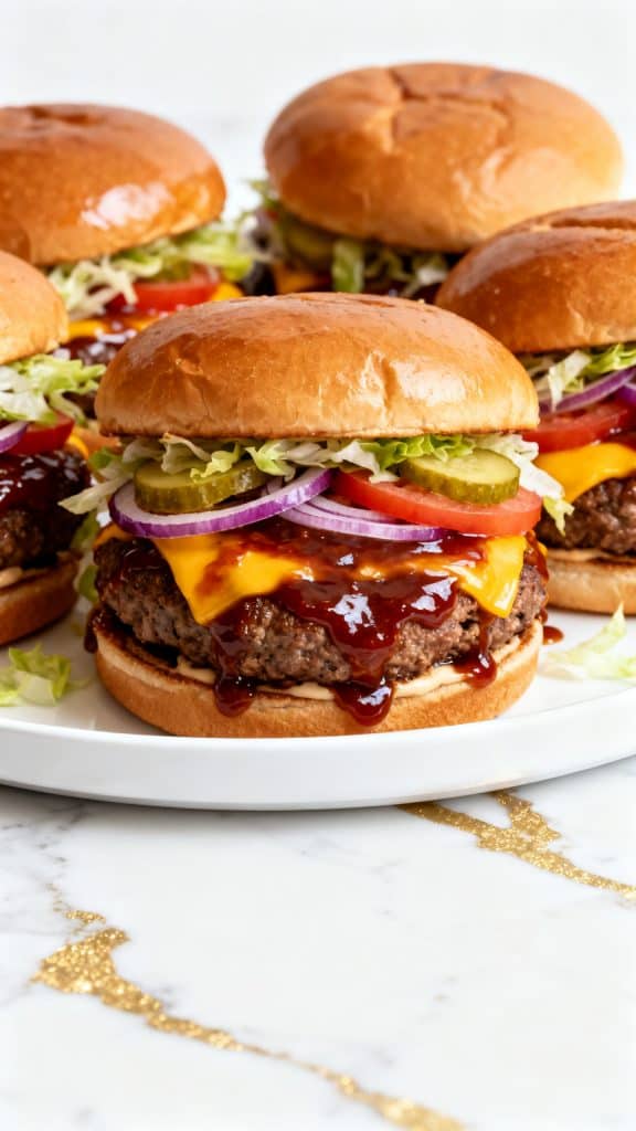 Air Fryer Salisbury Steak Burgers