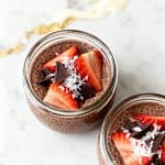High-Protein Chocolate Chia and Flaxseed Pudding