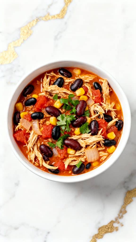 Crockpot Pumpkin Chicken Chili