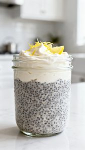 Protein Lemon Chia Pudding