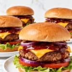 Air Fryer BBQ Turkey Burger