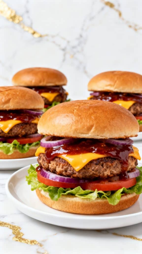 Air Fryer BBQ Turkey Burger