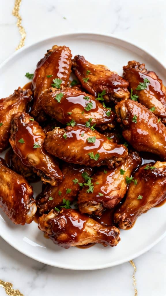 Honey BBQ Air Fryer Chicken Wings