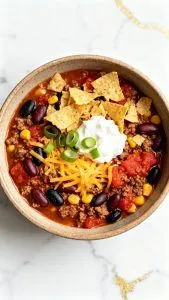 Slow Cooker Taco Chili