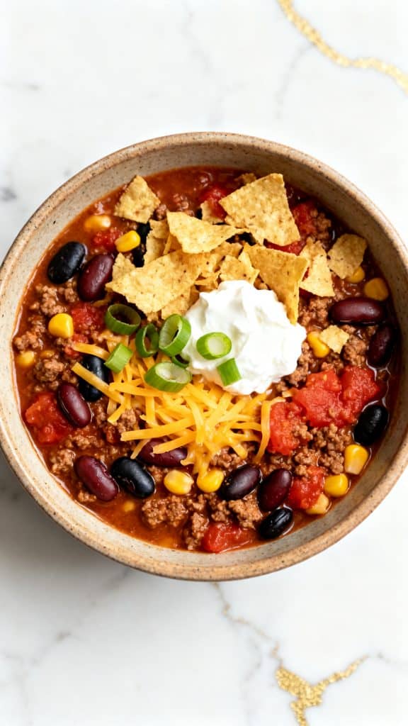Slow Cooker Taco Chili