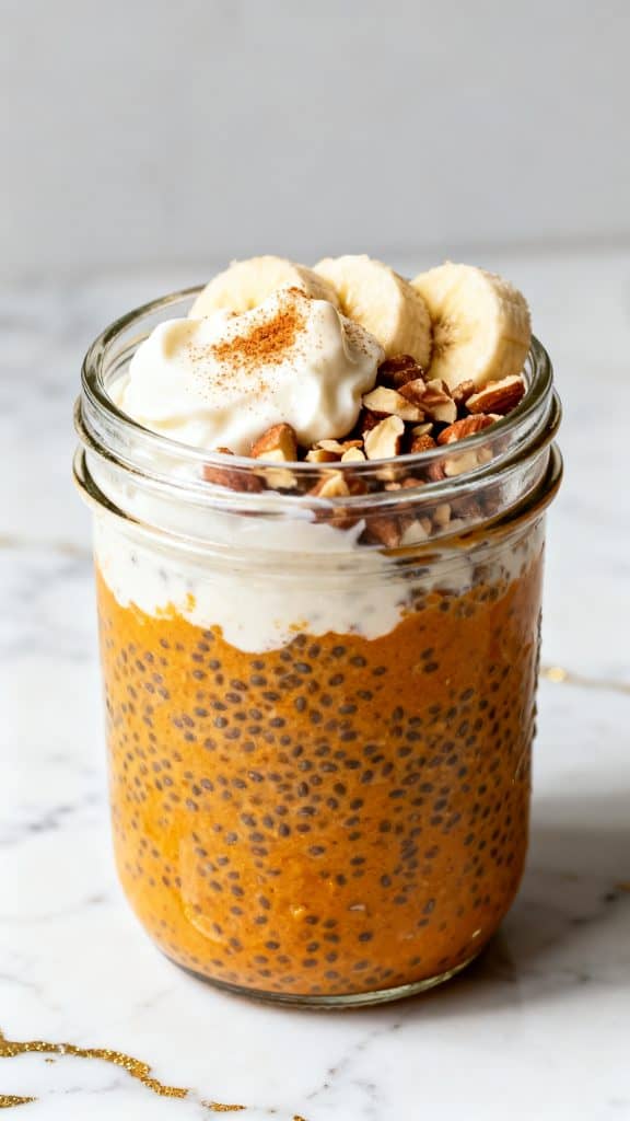 Protein Pumpkin Chia Pudding