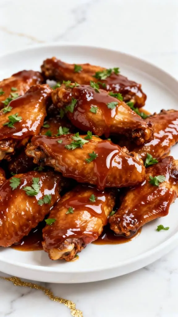 Honey BBQ Air Fryer Chicken Wings