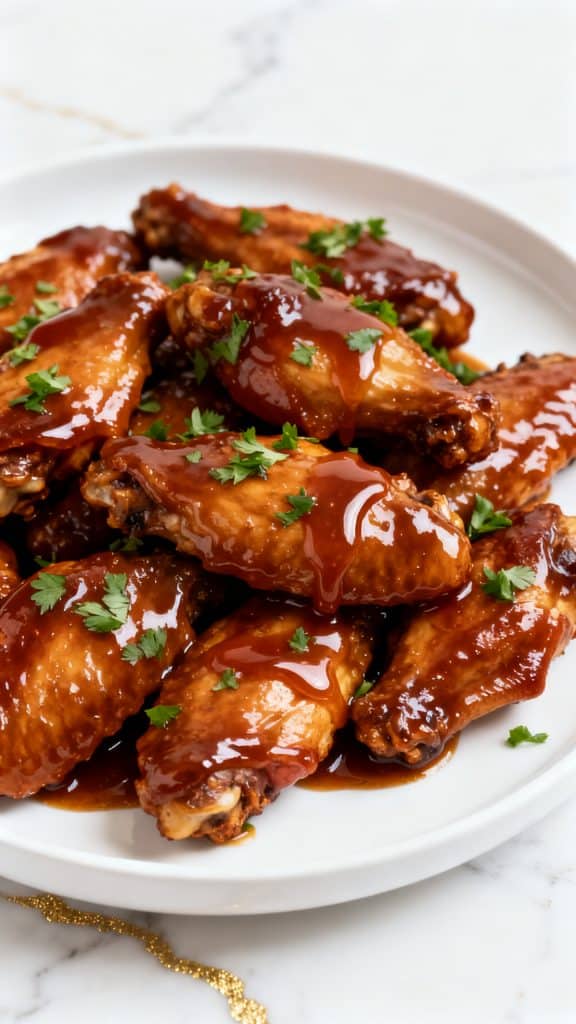 Honey BBQ Air Fryer Chicken Wings