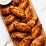 Dry Rub Air Fryer Chicken Wings