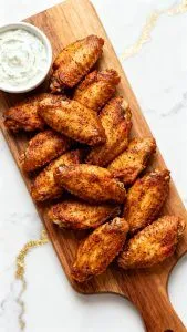 Dry Rub Air Fryer Chicken Wings