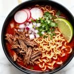 Slow Cooker Birria Ramen