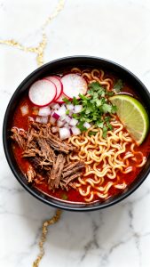 Slow Cooker Birria Ramen