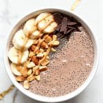Peanut Butter Chocolate Chia Pudding