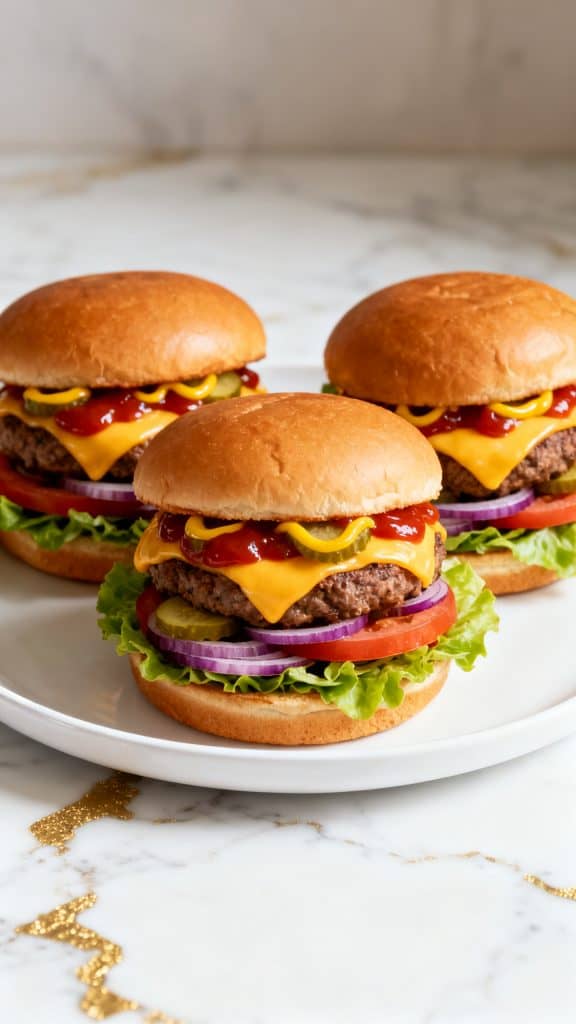 Air Fryer Bubba Burgers