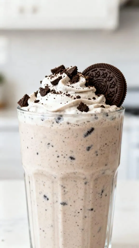 Ninja Creami Oreo Protein Milkshake