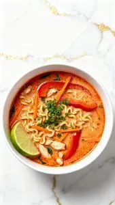 Crockpot Thai Chicken Noodle Soup