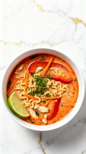 Crockpot Thai Chicken Noodle Soup