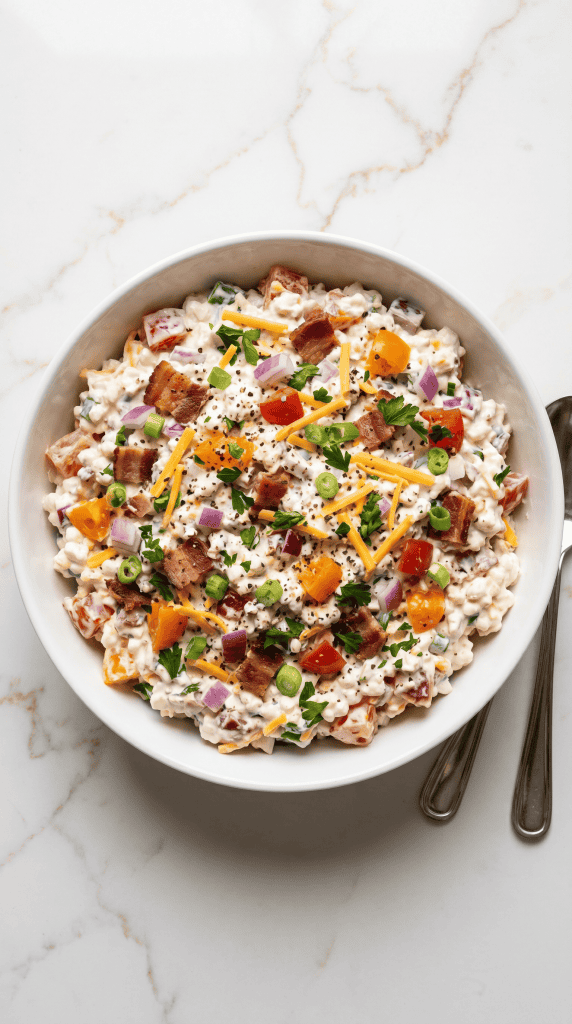 Texas-Style Loaded Cottage Cheese Salad