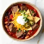 Crockpot Steak Chili