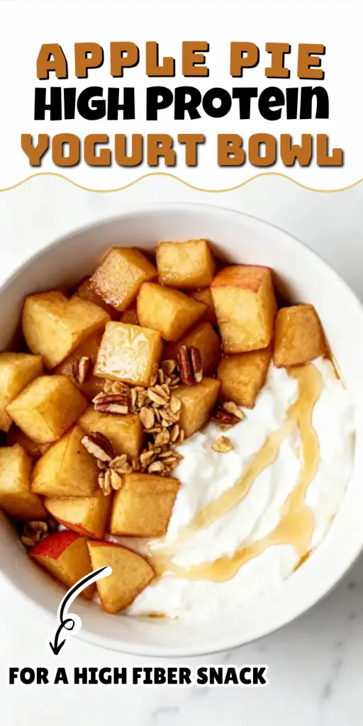 Apple Pie High Protein Yogurt Bowl