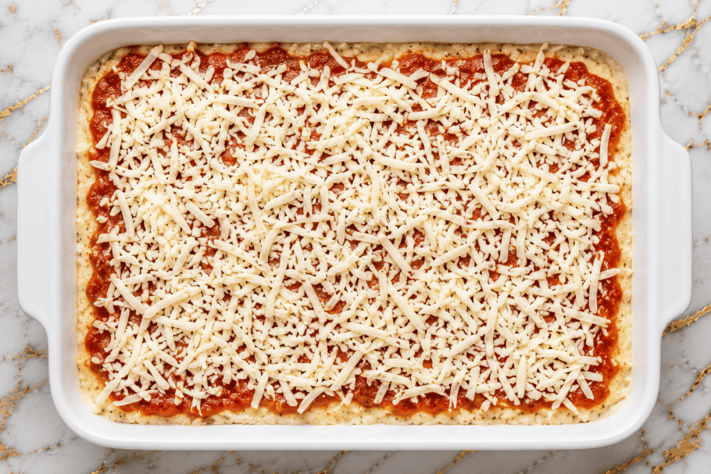 High-Protein Cottage Cheese Pizza Bake
