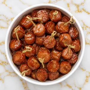 Crockpot Honey Mustard Kielbasa Bites