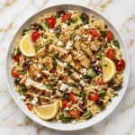 Mediterranean Chicken Orzo Salad