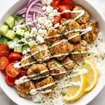 Mediterranean Chicken Gyro Bowls