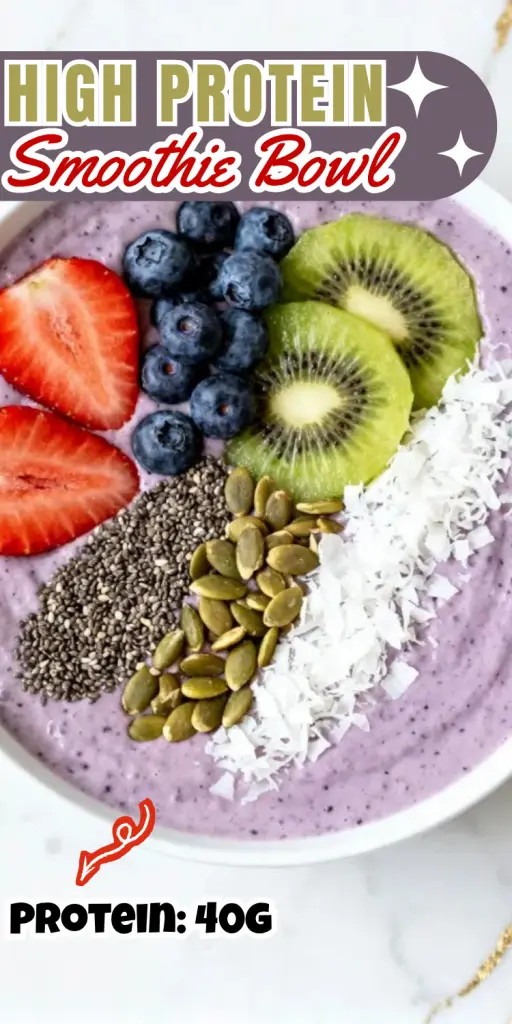 High Protein Smoothie Bowl