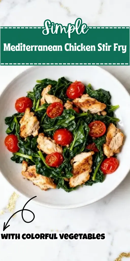 Mediterranean Chicken Stir Fry