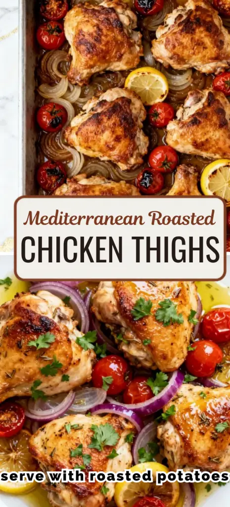 Mediterranean Roasted Chicken Thighs