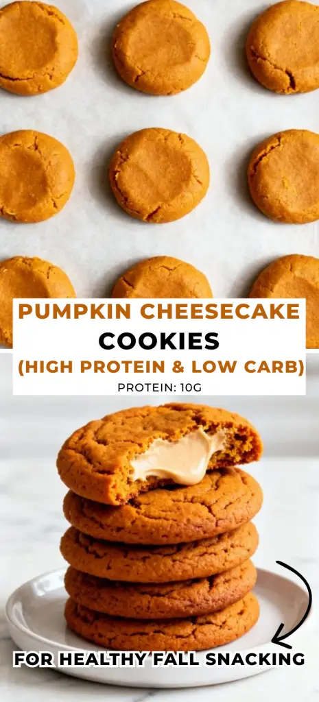 Pumpkin Cheesecake Cookies (High Protein & Low Carb)