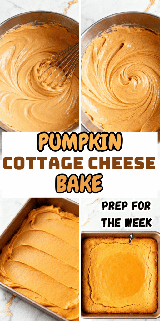 Pumpkin Cottage Cheese Bake