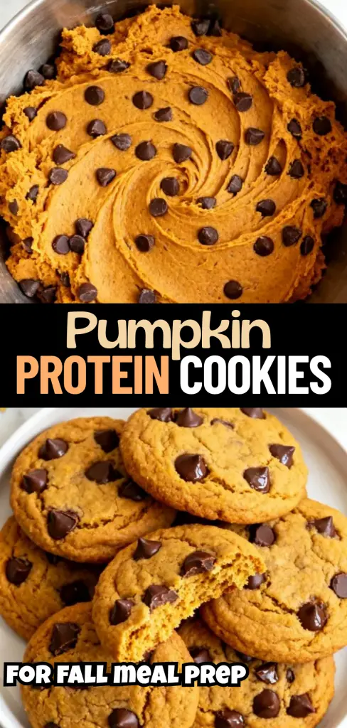 Pumpkin Protein Cookies