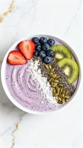 High Protein Smoothie Bowl (No Banana)