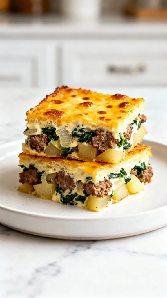 High Protein No Egg Breakfast Casserole