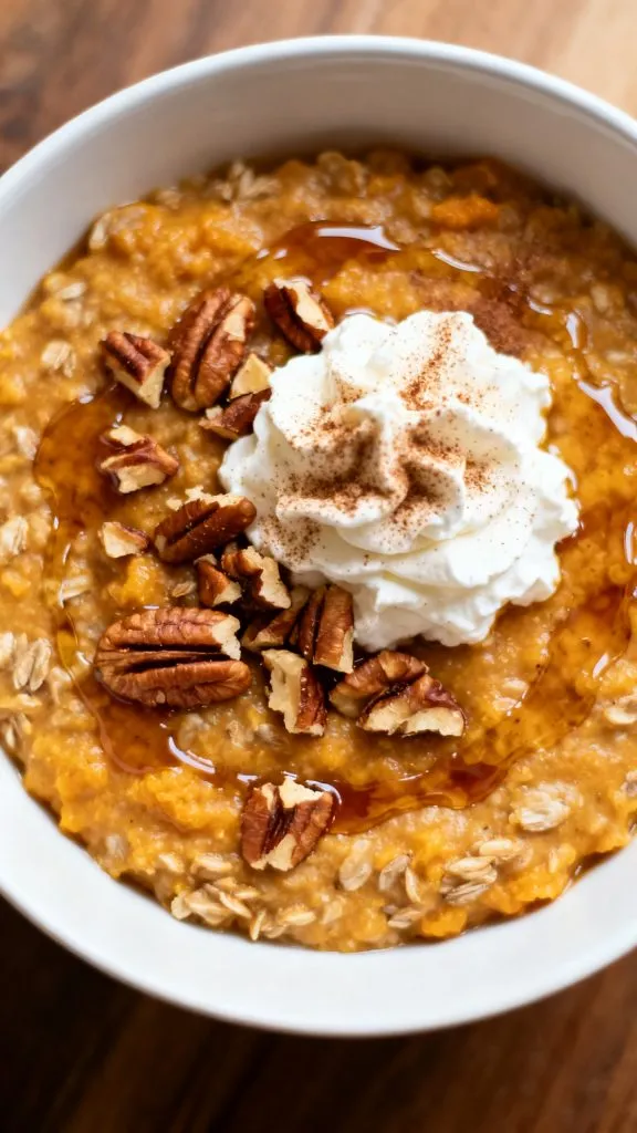 Slow Cooker Pumpkin Pie Oatmeal