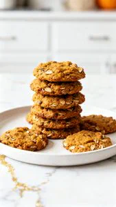 Healthy Pumpkin Oat Cookies