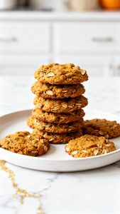 Healthy Pumpkin Oat Cookies
