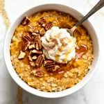 Slow Cooker Pumpkin Pie Oatmeal