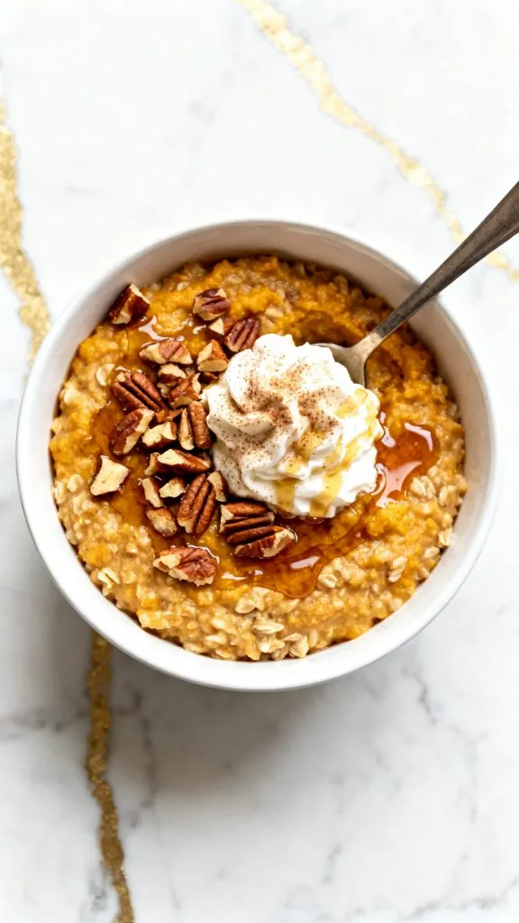 Slow Cooker Pumpkin Pie Oatmeal