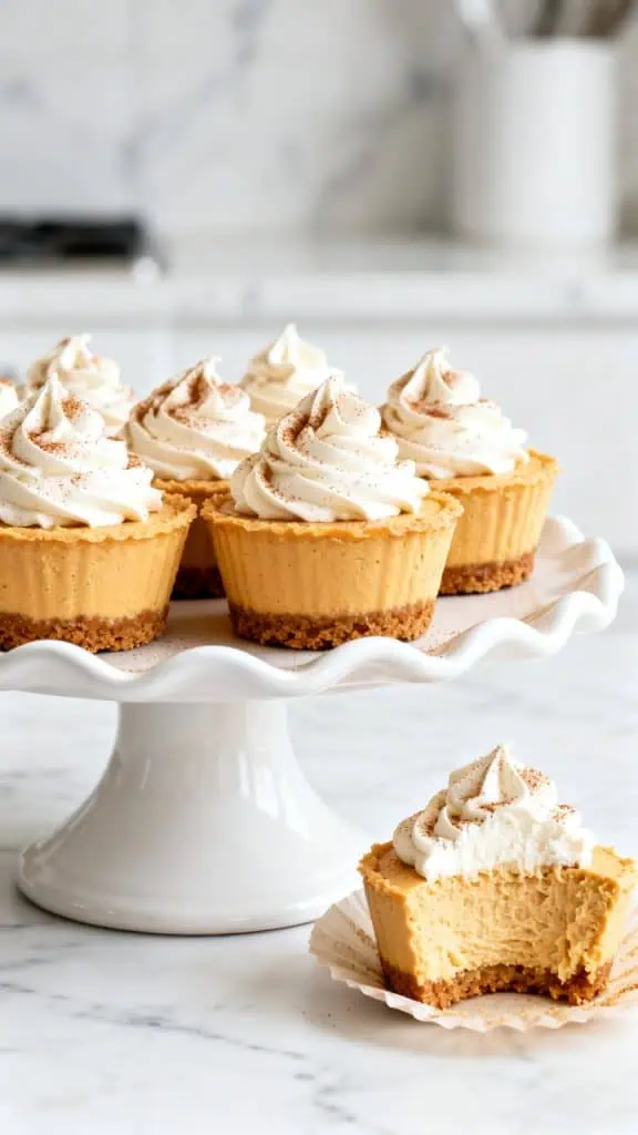 Mini Pumpkin Cheesecake Cups