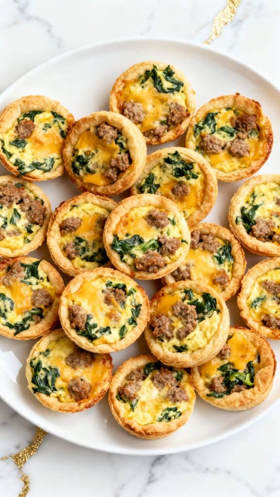 High Protein Sausage Breakfast Pies