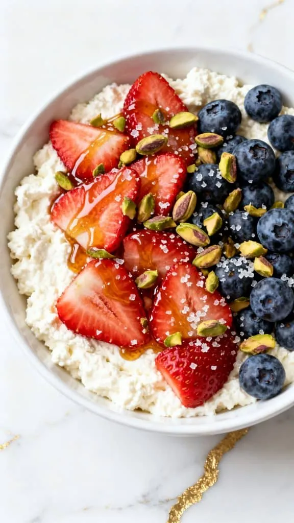 Hot Honey Cottage Cheese Bowl
