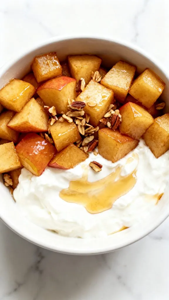 Apple Pie High Protein Yogurt Bowl